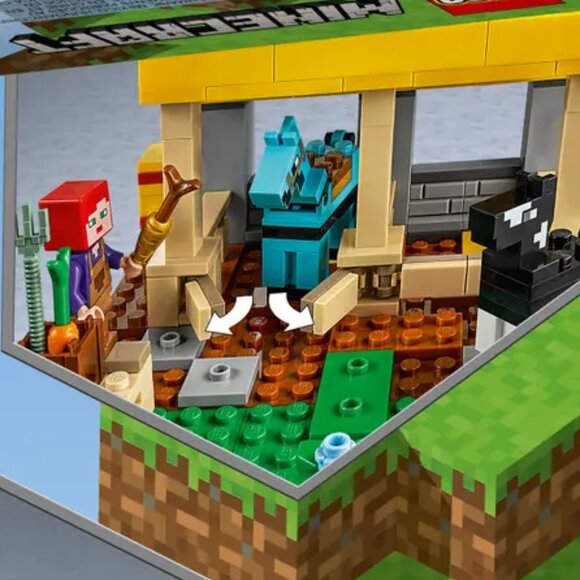 Brand New Lego Minecraft The Horse Stable 21171 - Picture 5 of 9